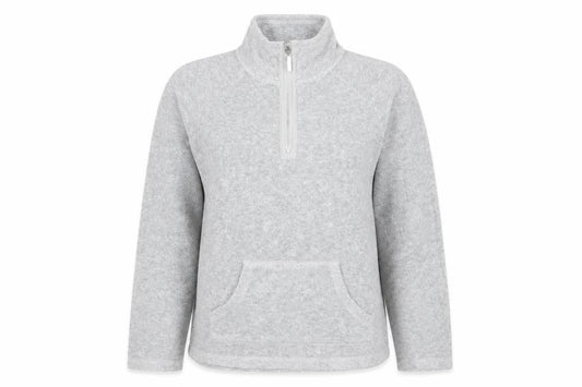 Per Una Womens Grey Polyester Pullover Sweatshirt Size M Zip