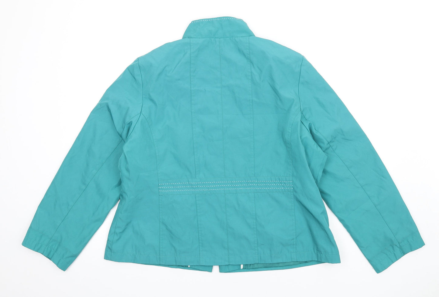 Eleganze Womens Green Jacket Size 20 Zip