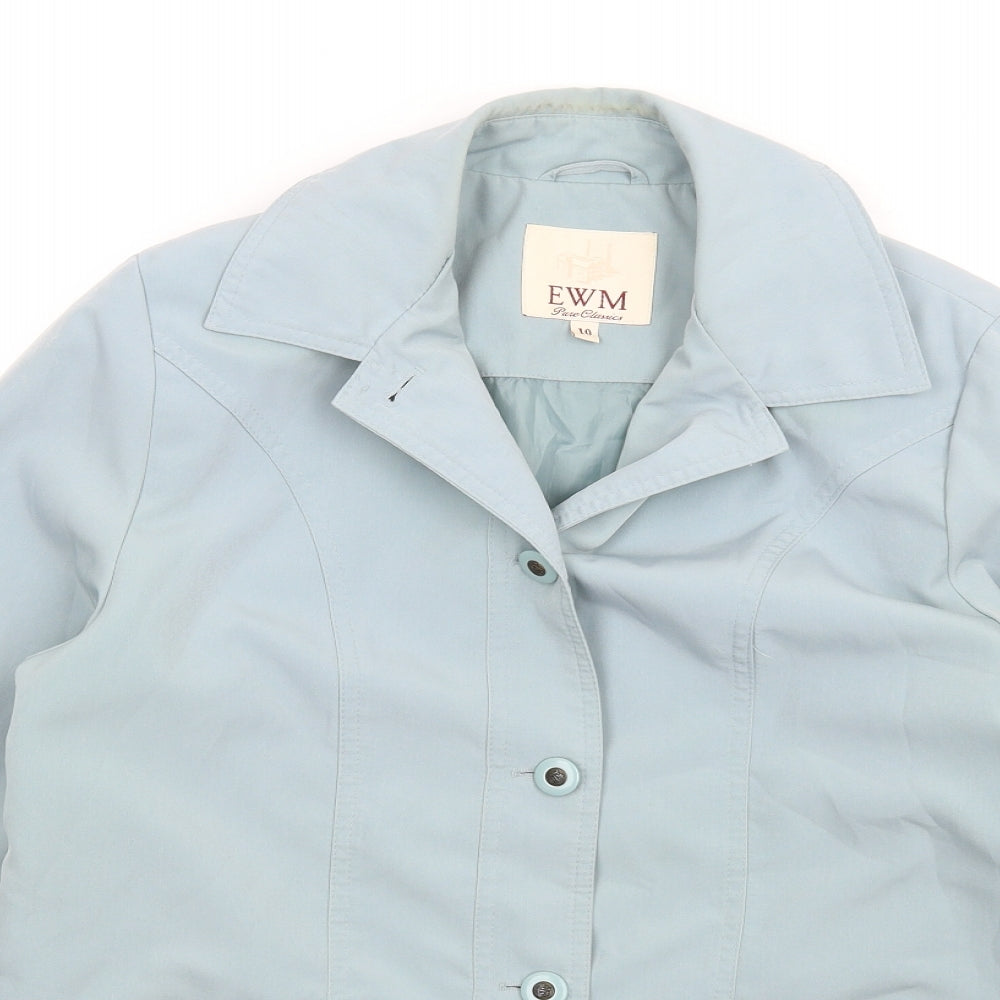 Womens UK Size 10 EWM Blue Jacket