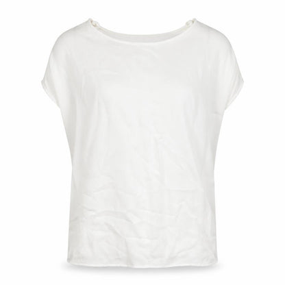 Womens UK Size XS Esprit White Basic T-Shirt