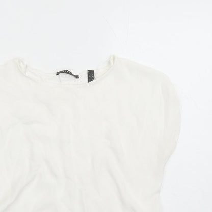 Womens UK Size XS Esprit White Basic T-Shirt