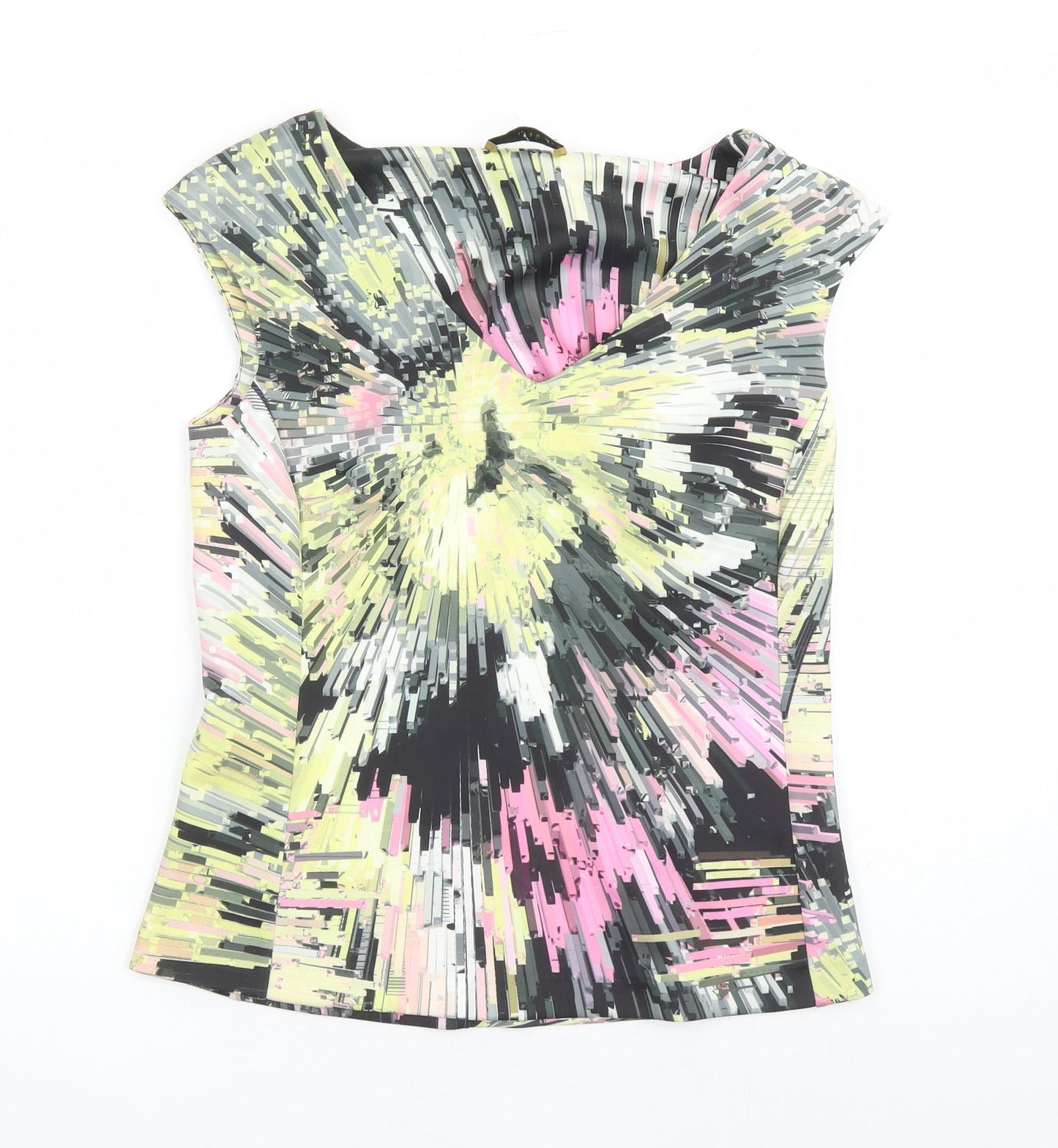 Womens UK Size 12 Per Una Multicoloured Basic Tank