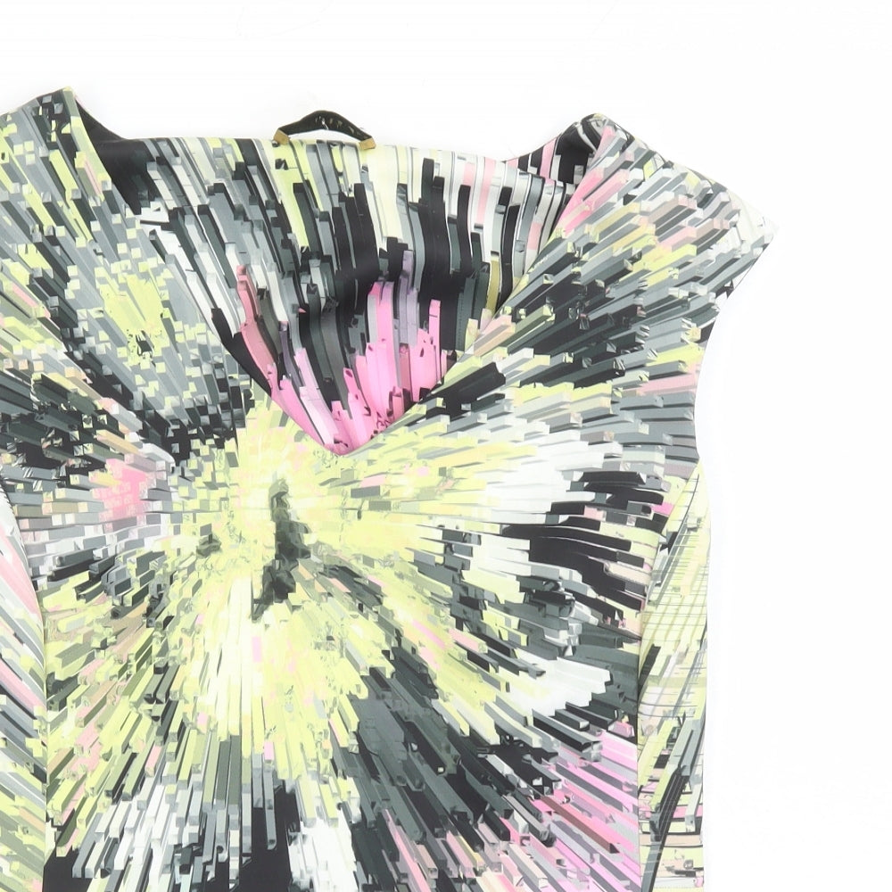 Womens UK Size 12 Per Una Multicoloured Basic Tank