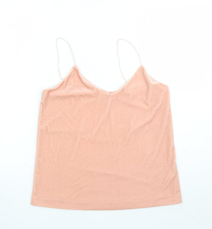 Womens UK Size S Weekday Pink Camisole Tank