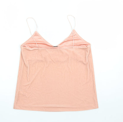 Womens UK Size S Weekday Pink Camisole Tank