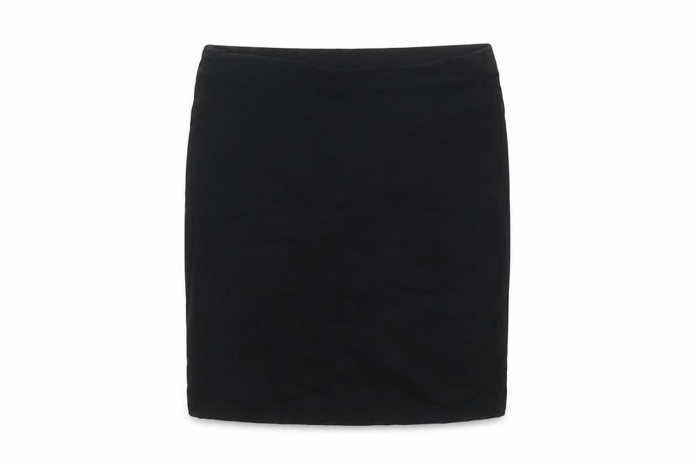 H&M Womens Black Cotton Bandage Skirt Size XS - Elasticated Waist