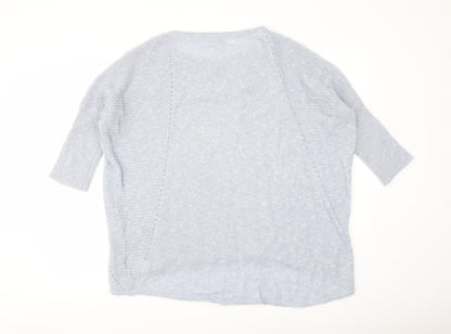 Womens UK Size S Phase Eight Blue Pullover Jumper