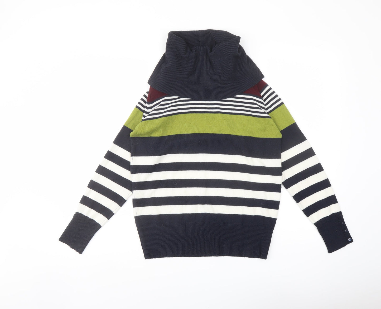 Womens UK Size S EWM Multicoloured Pullover Jumper