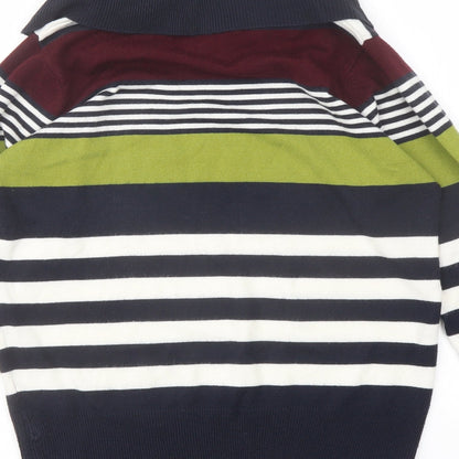 Womens UK Size S EWM Multicoloured Pullover Jumper