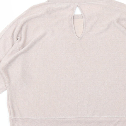 Womens UK Size 10 NEXT Pink Pullover Jumper