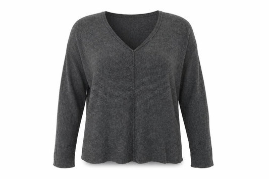 Womens UK Size 8 John Lewis Grey Pullover Jumper
