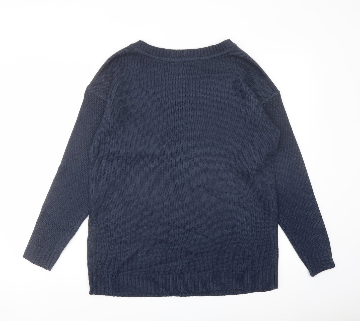 Womens UK Size M bpc Blue Pullover Jumper