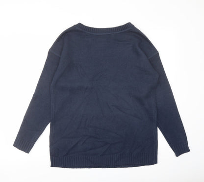 Womens UK Size M bpc Blue Pullover Jumper