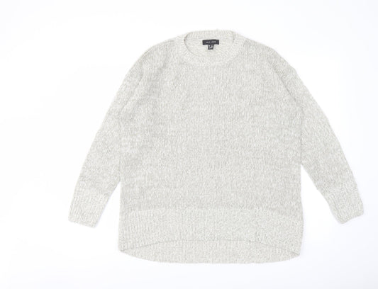 Womens UK Size M New Look Grey Pullover Jumper