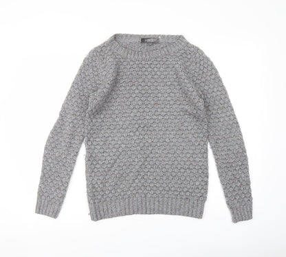 Womens UK Size 8 Marks and Spencer Grey Pullover Jumper