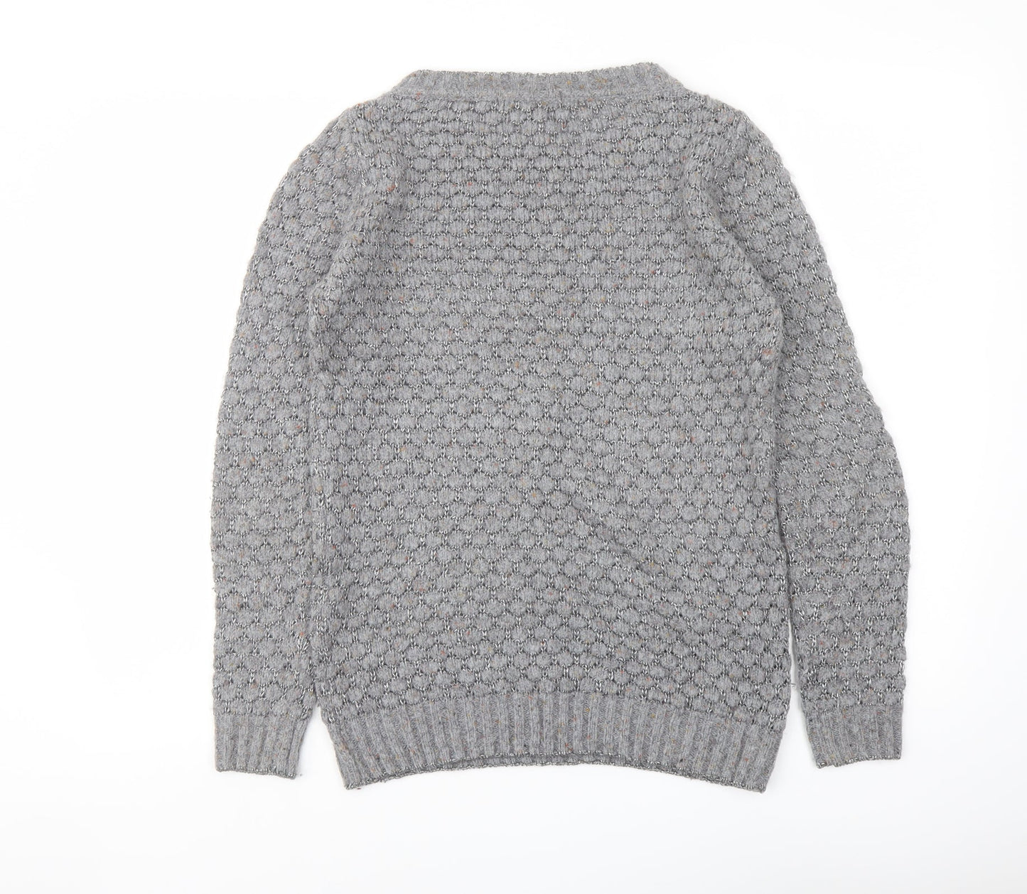 Womens UK Size 8 Marks and Spencer Grey Pullover Jumper