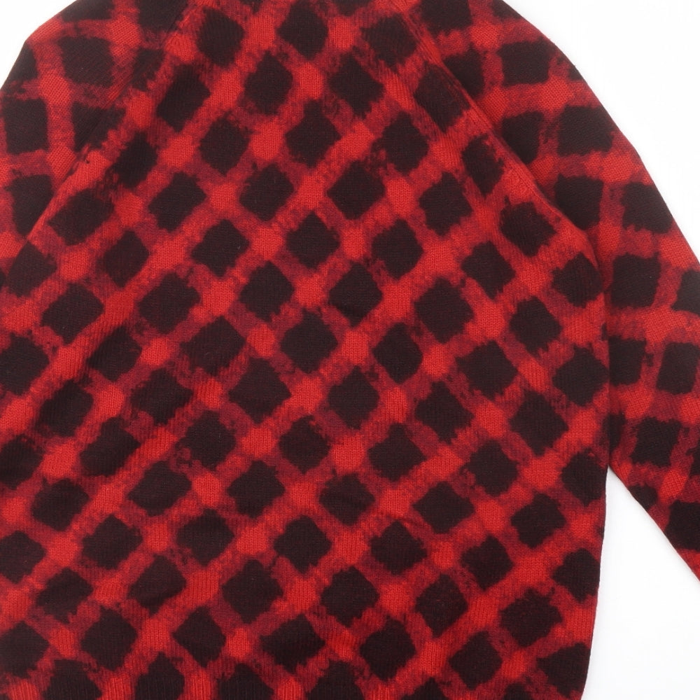 Womens UK Size 12 Marks and Spencer Red Pullover Jumper