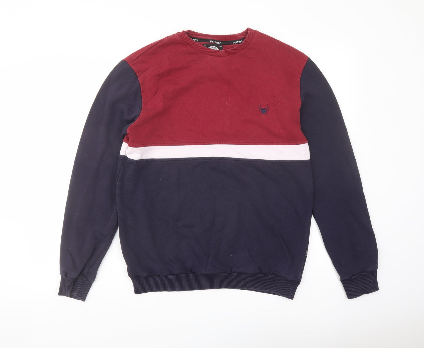 Mens UK Size L Intense Blue Pullover Sweatshirt