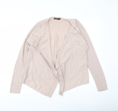 Autograph Womens Pink V-Neck Wool Cardigan Jumper Size 8