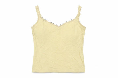 Phase Eight Womens Yellow Linen Basic T-Shirt Size 12 Sweetheart