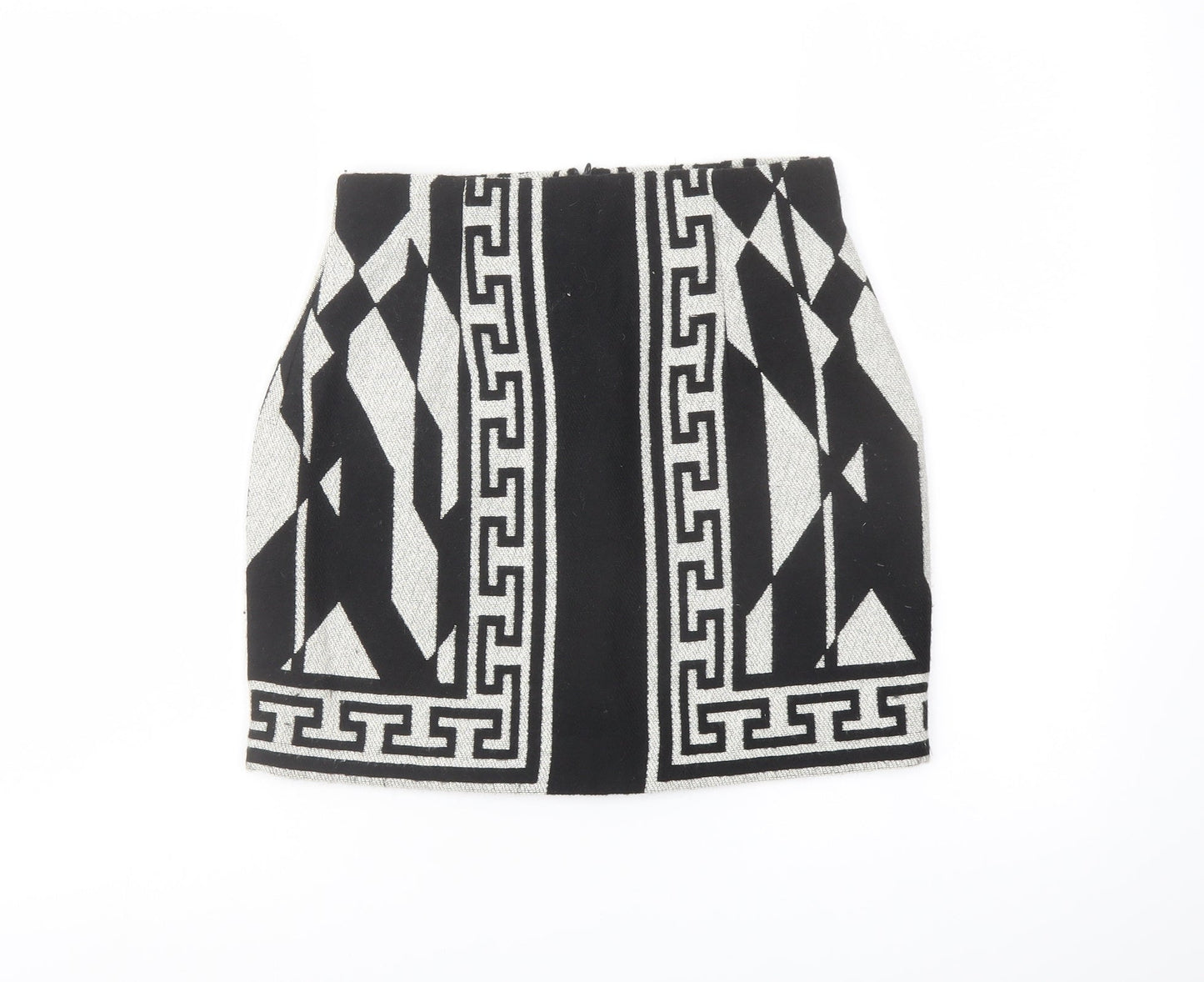 Womens UK Size XS Zara Mini Knit Skirt