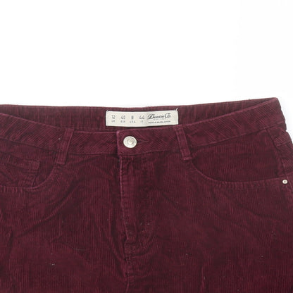Womens UK Size 12 Denim & Co. A-Line Corduroy Skirt