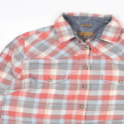 Womens UK Size S JACHS Girlfriend Multicoloured Basic Button-Up