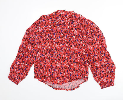 Womens UK Size 10 Marks and Spencer Multicoloured Basic Blouse