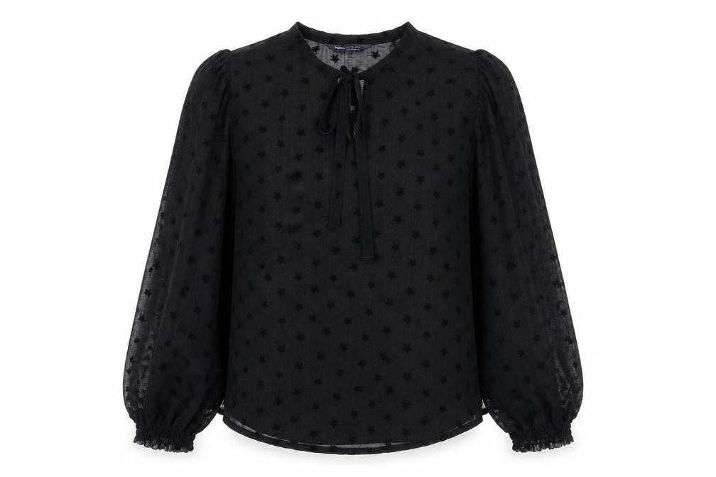 Womens UK Size 10 Marks and Spencer Black Basic Blouse