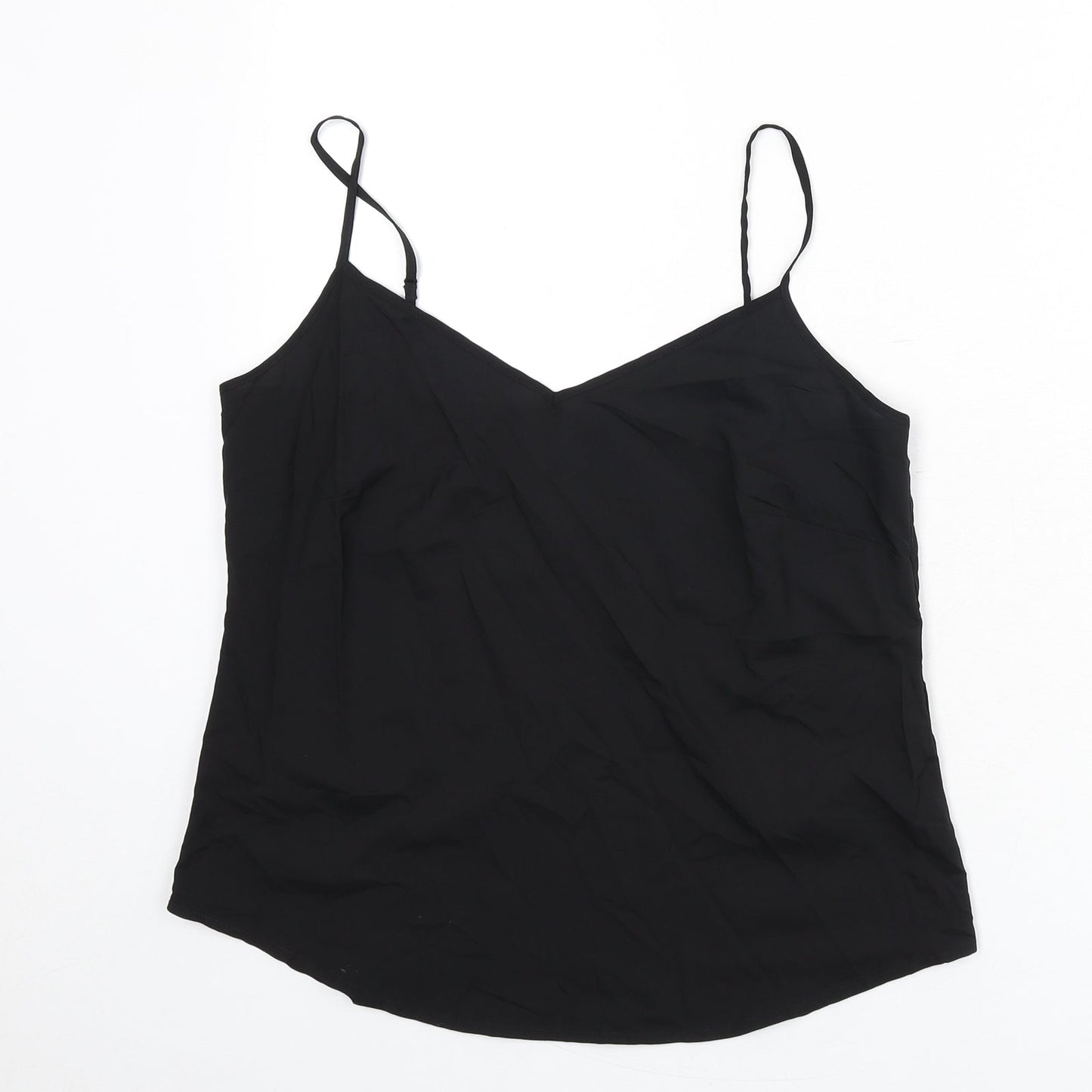 Womens UK Size 10 Marks and Spencer Black Camisole Tank