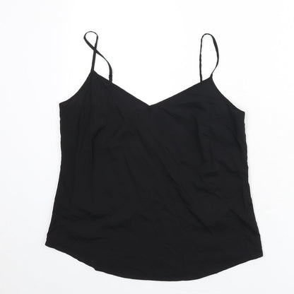 Womens UK Size 10 Marks and Spencer Black Camisole Tank