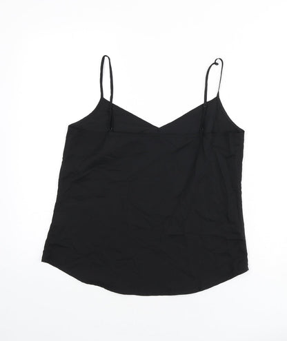 Womens UK Size 10 Marks and Spencer Black Camisole Tank