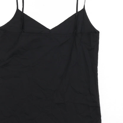 Womens UK Size 10 Marks and Spencer Black Camisole Tank