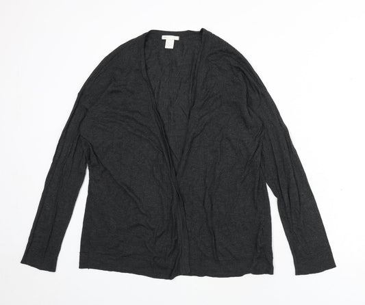 Womens UK Size S H&M Grey Cardigan Jumper