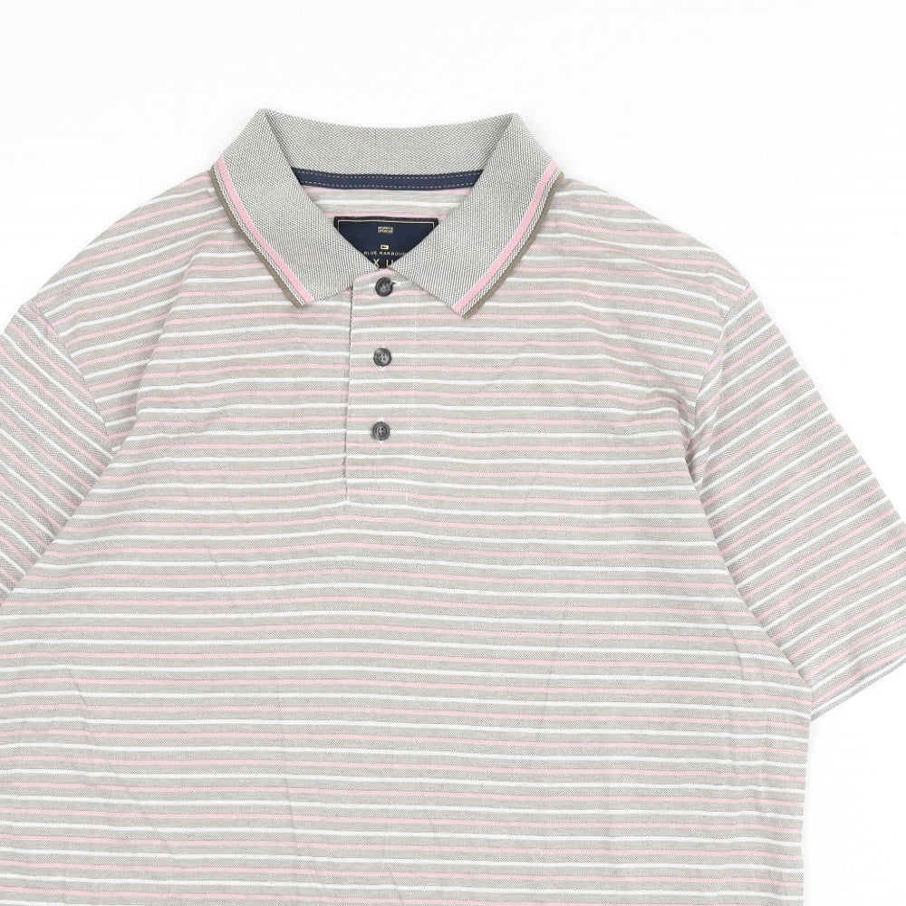 Mens UK Size M Blue Harbour Cotton Polo Shirt