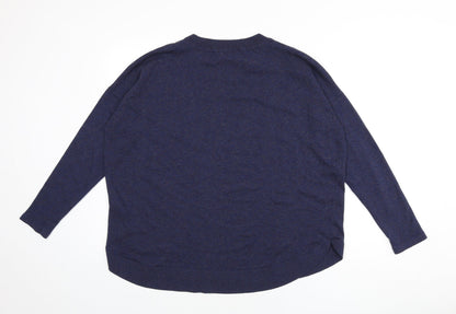 Womens UK Size L H&M Blue Pullover Jumper