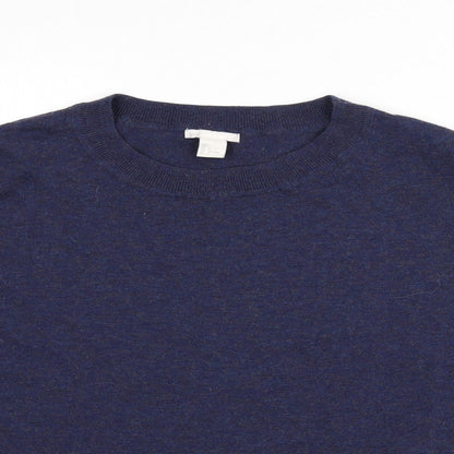Womens UK Size L H&M Blue Pullover Jumper
