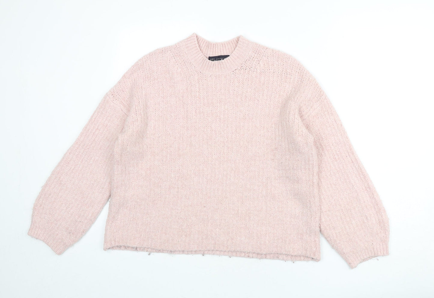 Womens UK Size M Marks and Spencer Pink Pullover Jumper