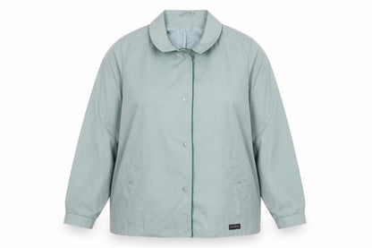 David Barry Womens Blue Jacket Size 18 Snap