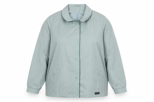 David Barry Womens Blue Jacket Size 18 Snap