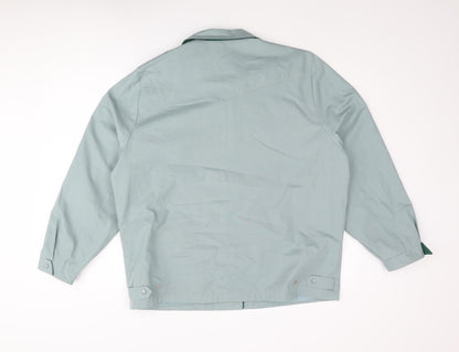 David Barry Womens Blue Jacket Size 18 Snap