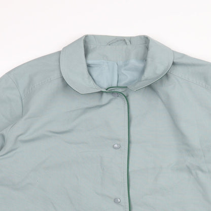 David Barry Womens Blue Jacket Size 18 Snap