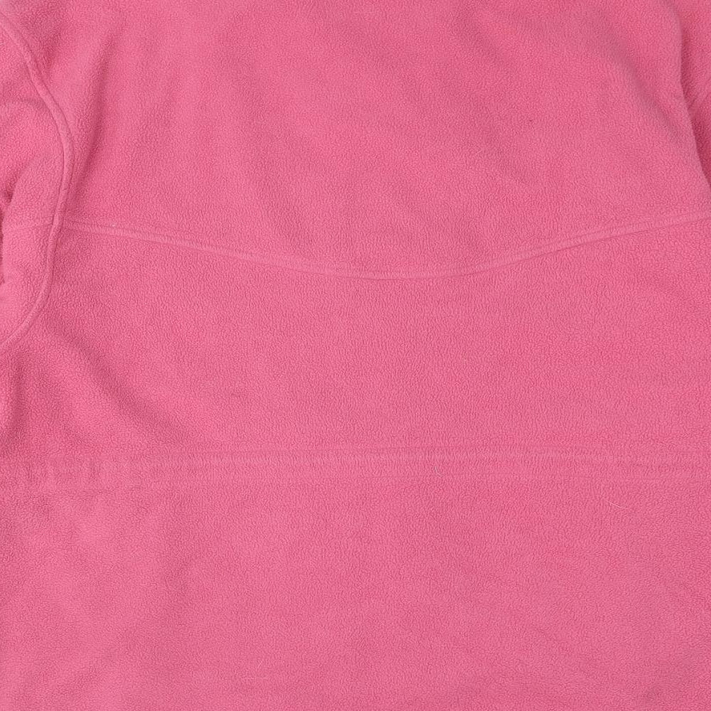 L.X.D Womens Pink Jacket Size M Zip - Drawstring Detail