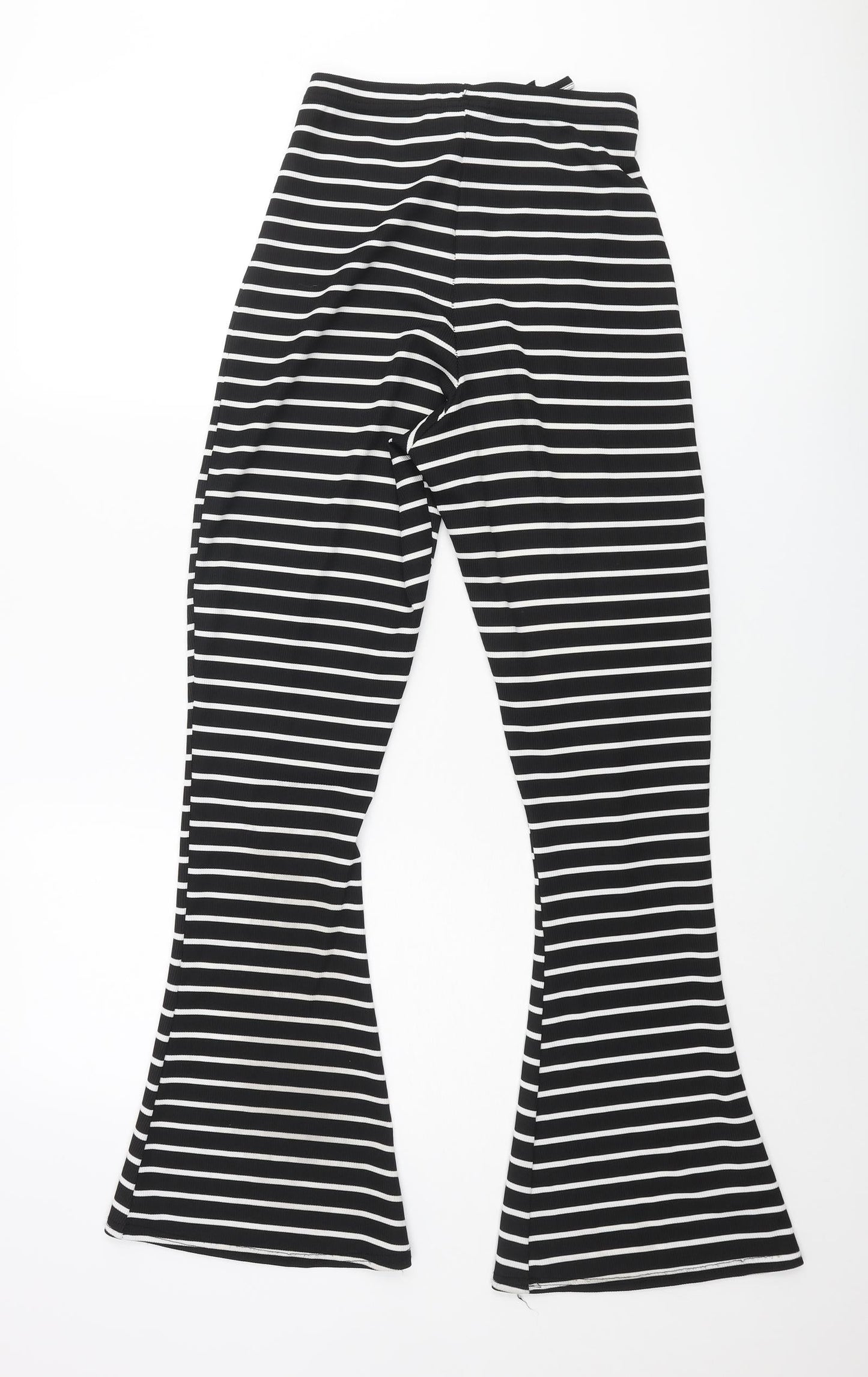 Womens UK Size 8 PRETTYLITTLETHING Regular Fit  Black Trousers