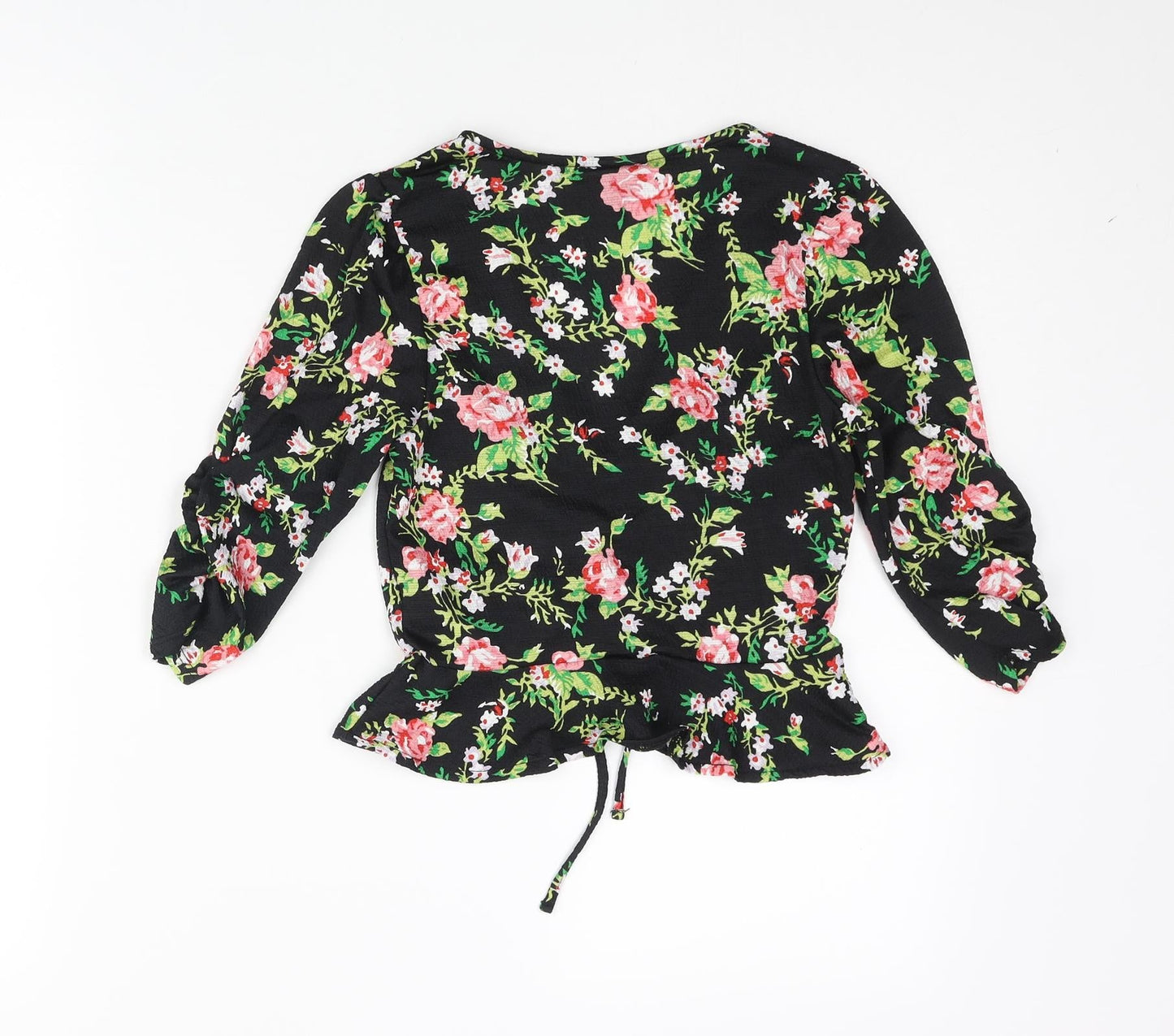 Womens UK Size 6 Topshop Multicoloured Basic Blouse