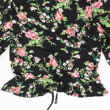 Womens UK Size 6 Topshop Multicoloured Basic Blouse