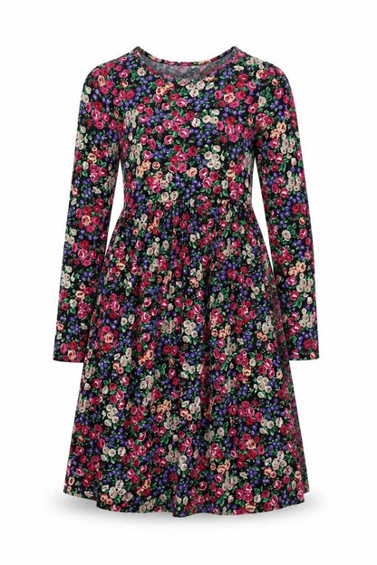 ASOS Womens Multicoloured Floral Viscose A-Line Size 8 Roll Neck Pullover