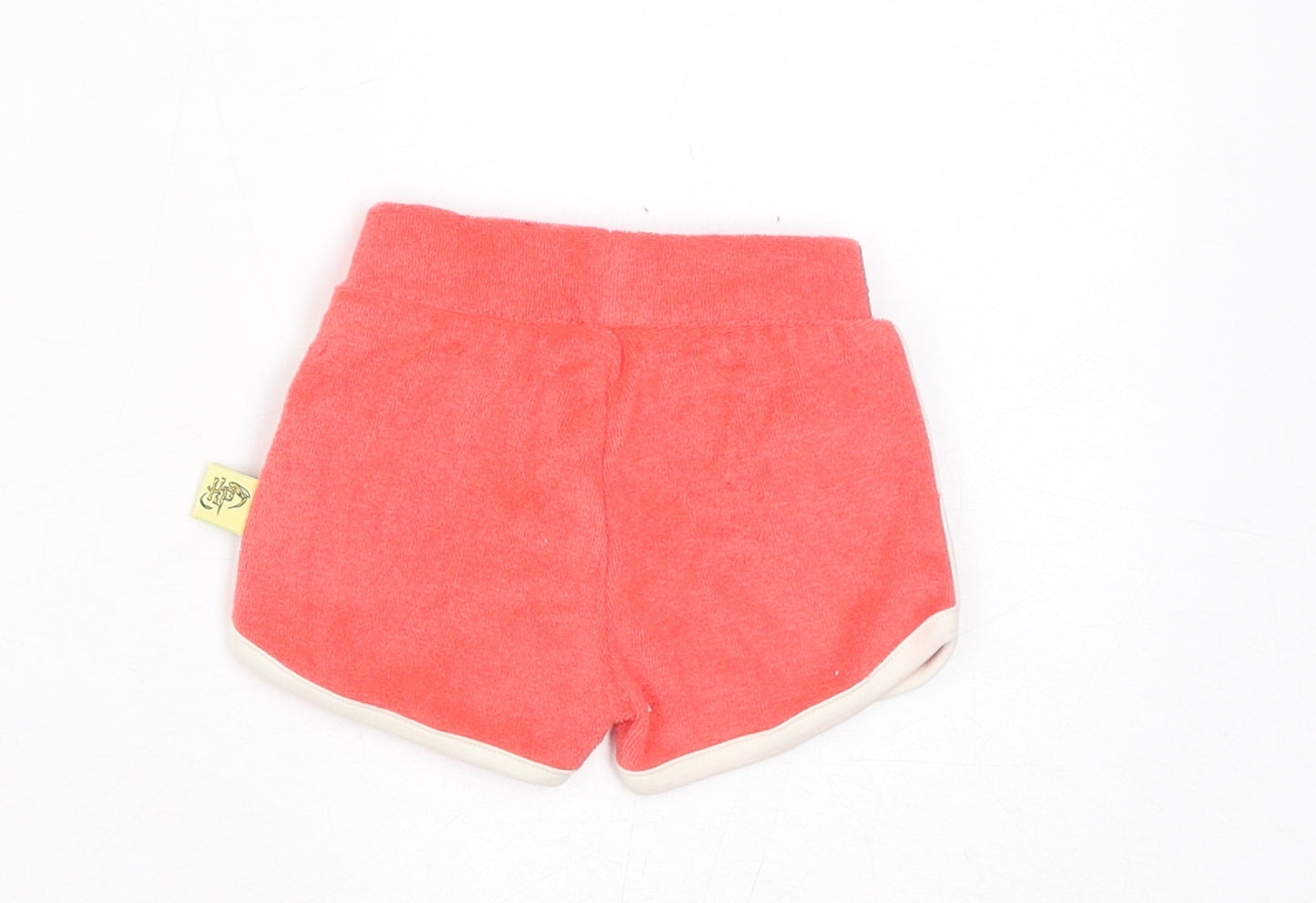Marks and Spencer Boys Red Cotton Cropped Trousers Size 3-6 Months Drawstring - Harry Potter, Inside Leg 2in