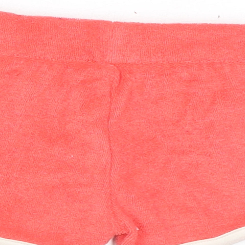 Marks and Spencer Boys Red Cotton Cropped Trousers Size 3-6 Months Drawstring - Harry Potter, Inside Leg 2in