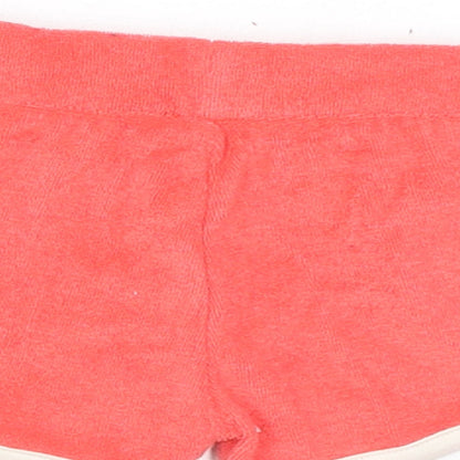 Marks and Spencer Boys Red Cotton Cropped Trousers Size 3-6 Months Drawstring - Harry Potter, Inside Leg 2in